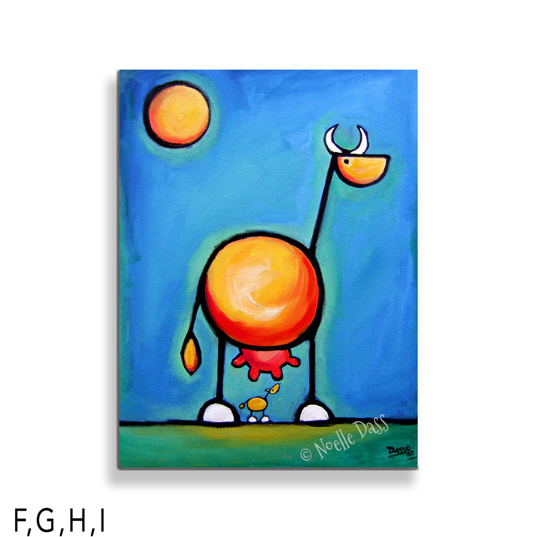 Aim High I: Canvas 30x40 in.