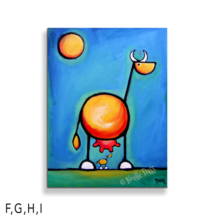 Aim High I: Canvas 30x40 in.