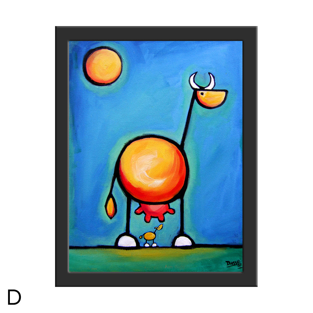 Aim High D. Framed 6x8 in. paper