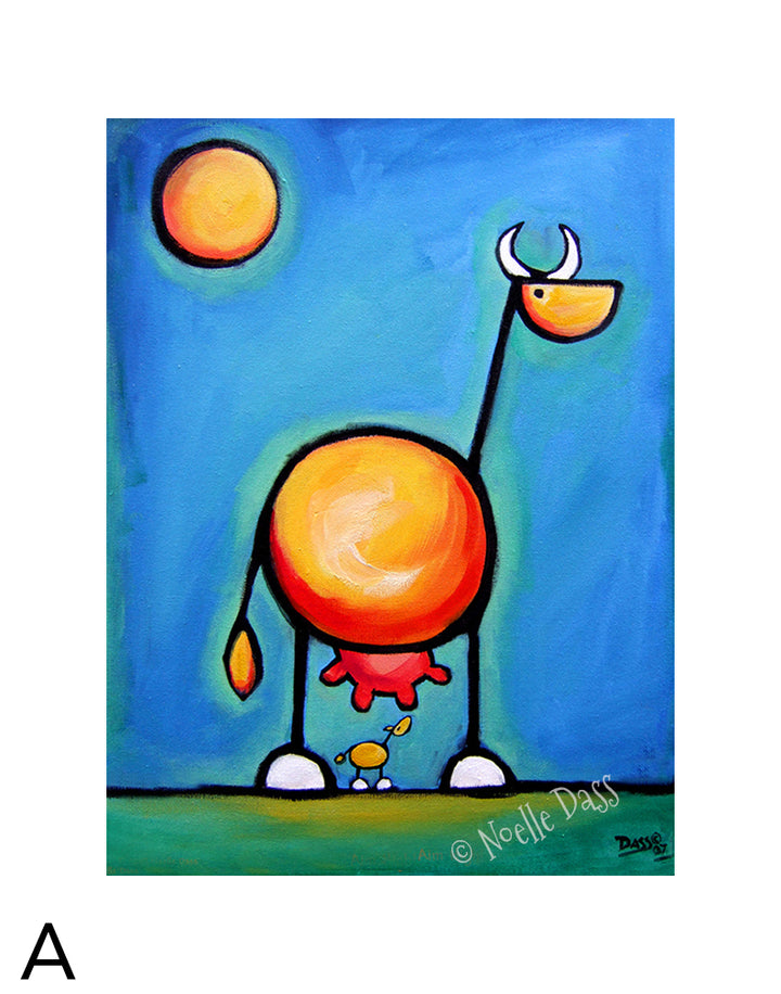 Aim High A. 11x14 in. archival paper with white border - image is 8x10