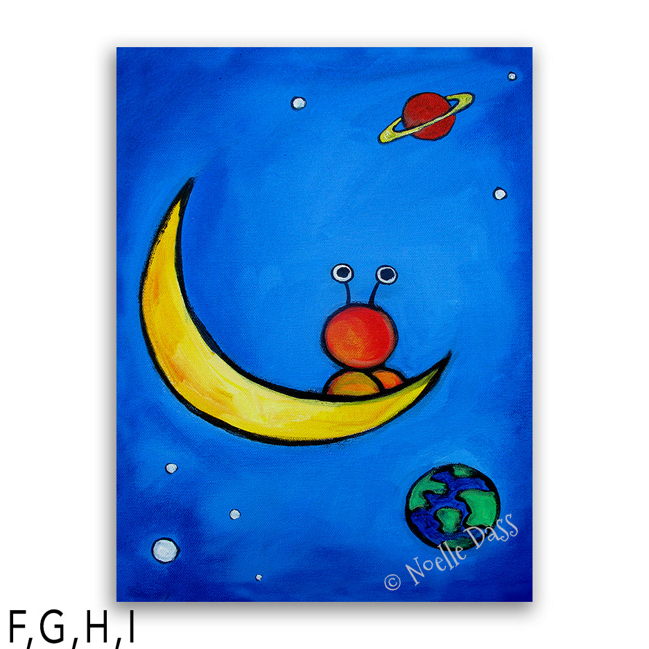 The Great Outdoors Alien Art I: Canvas 30x40 in.