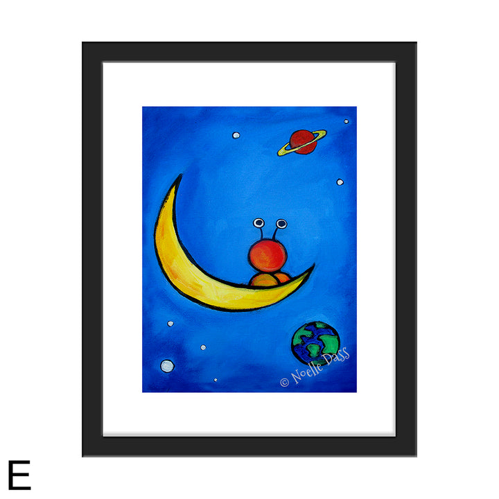 The Great Outdoors Alien Art E. Framed 11x14 paper with white border