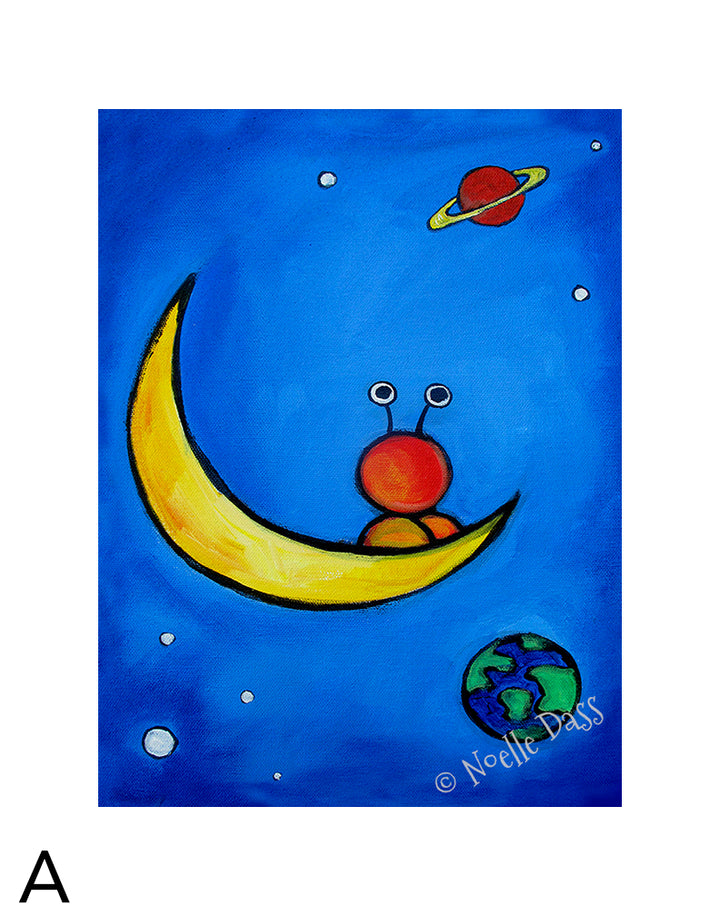 The Great Outdoors Alien Art A. 11x14 in. archival paper with white border - image is 8x10