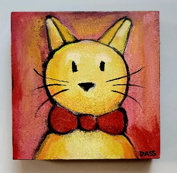 Originals - Fancy Cat 5x5 Canvas