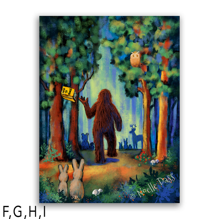 NOPE - Bigfoot Sequel - Part 2 I: Canvas 30x40 in.