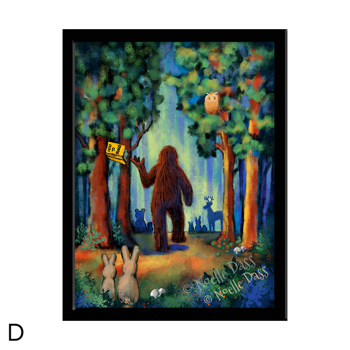 NOPE - Bigfoot Sequel - Part 2 D. Framed 6x8 in. paper