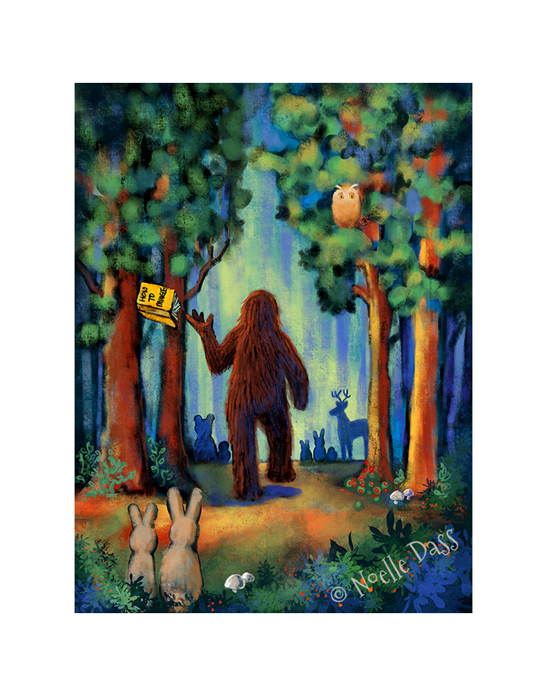 NOPE - Bigfoot Sequel - Part 2 Paper / 11x14 with white border/image is 8x10 / Unframed