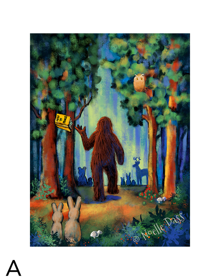 NOPE - Bigfoot Sequel - Part 2 A. 11x14 in. archival paper with white border - image is 8x10
