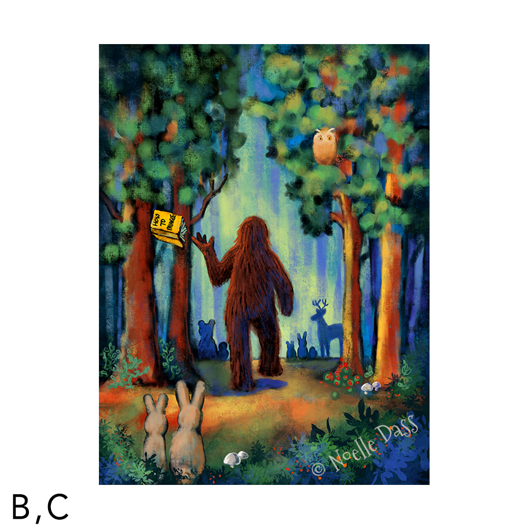 NOPE - Bigfoot Sequel - Part 2 C. Archival Paper - Image is 18x24 in.