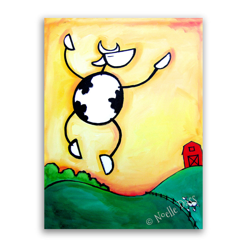The Grass Is Greener! Canvas / 30x40 / Unframed