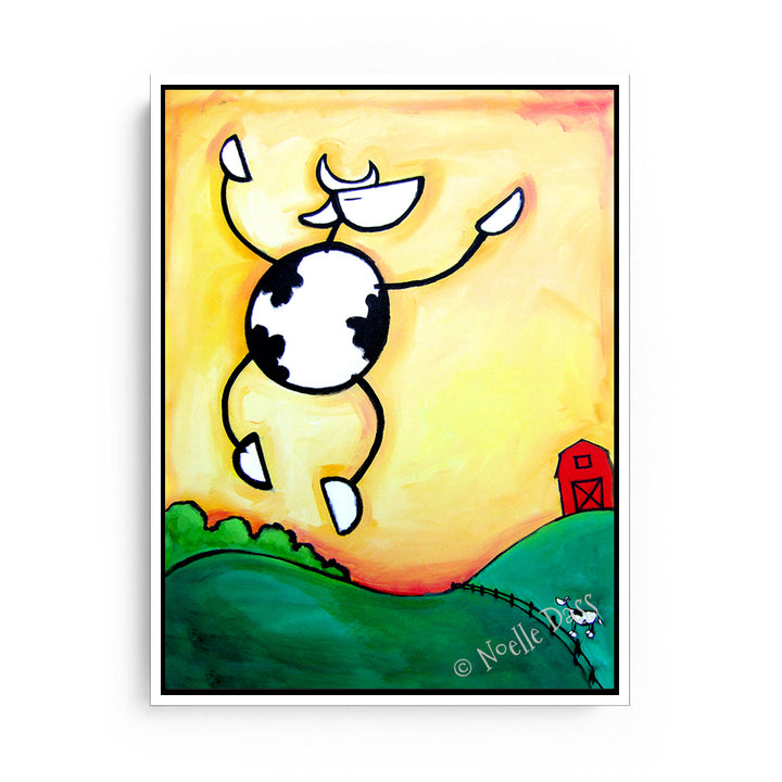 The Grass Is Greener! Canvas / 30x40 / White Floating Frame