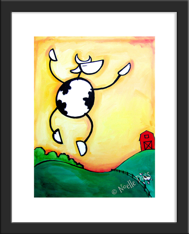 The Grass Is Greener! Paper / 11x14 with white border/image is 8x10 / Black Frame