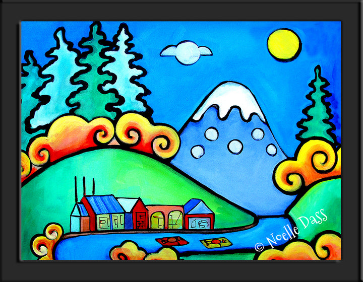 Oregon Daydreams Paper / 6x8 / Framed