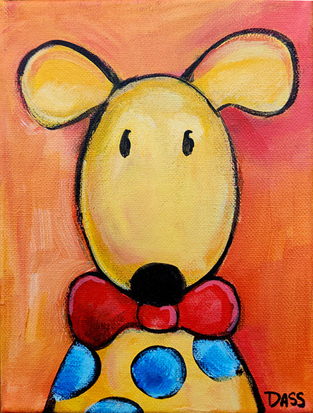 Fancy Man Original 6x8 Acrylic onCanvas