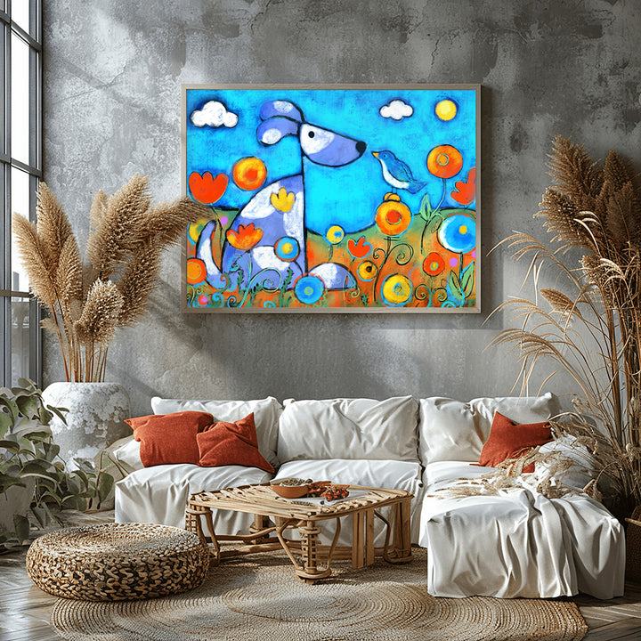 Best Friends Paper / 16x20 / Unframed