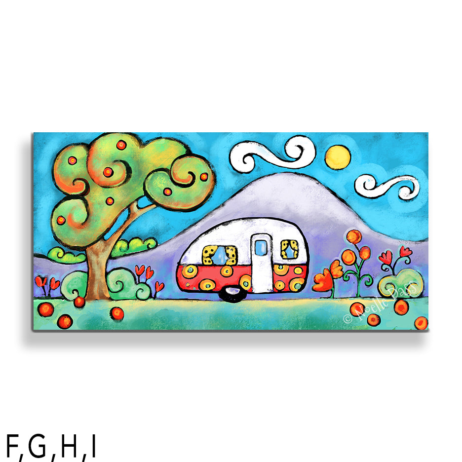 Camper Fun H. Canvas 24x48 in.