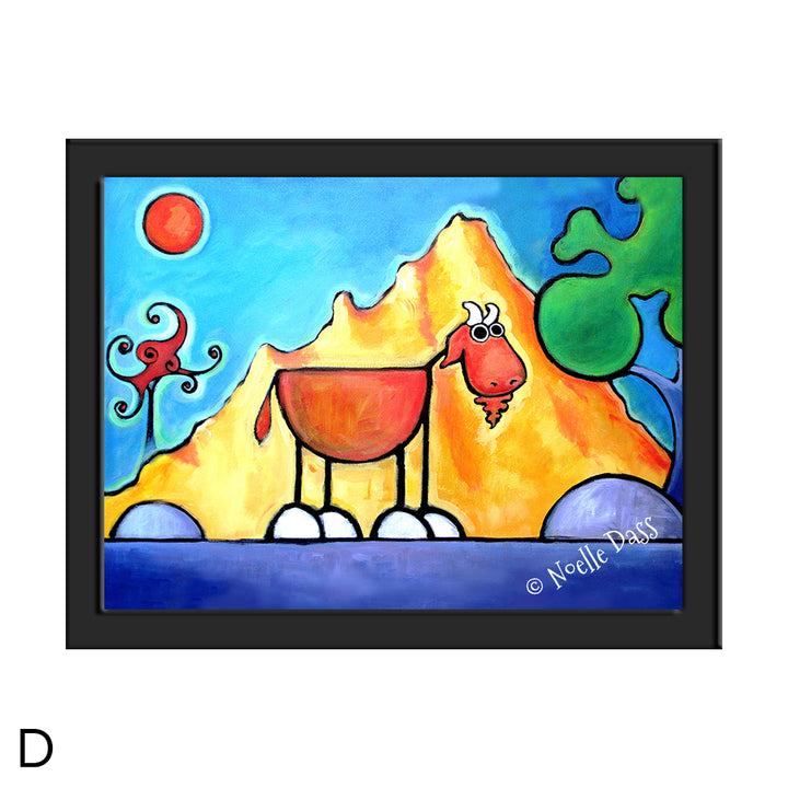 Get Your Goat On! D. Framed 6x8 in. paper