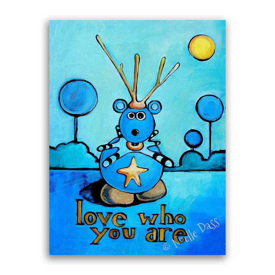 Love Who You Are Canvas / 11x14 / Unframed