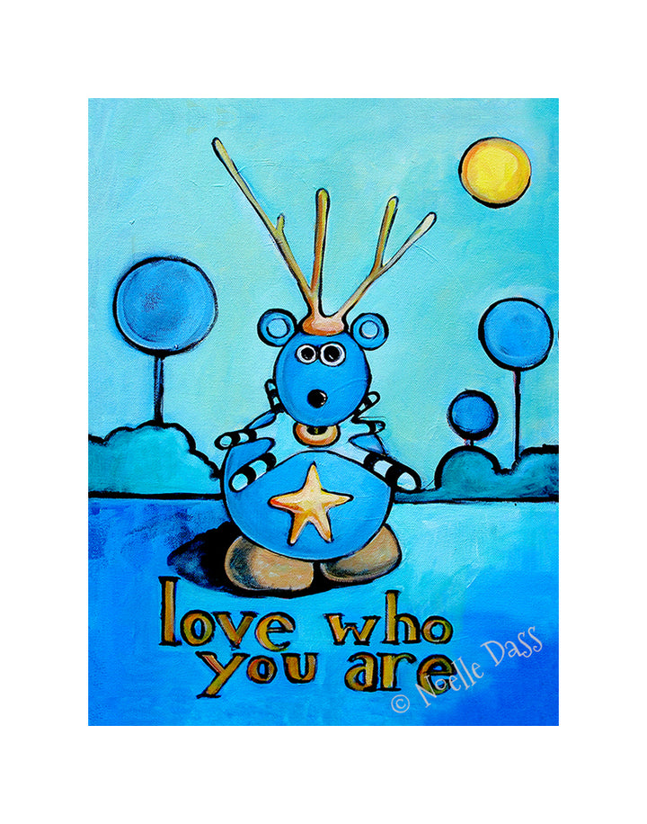Love Who You Are Paper / 11x14 with white border/image is 8x10 / Unframed