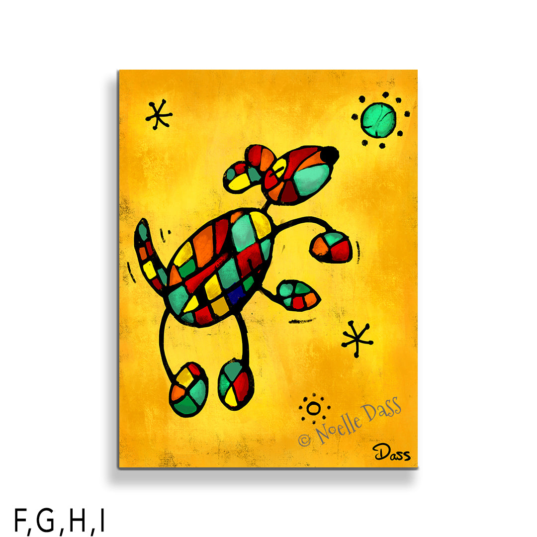 Miro's Dog I: Canvas 30x40 in.