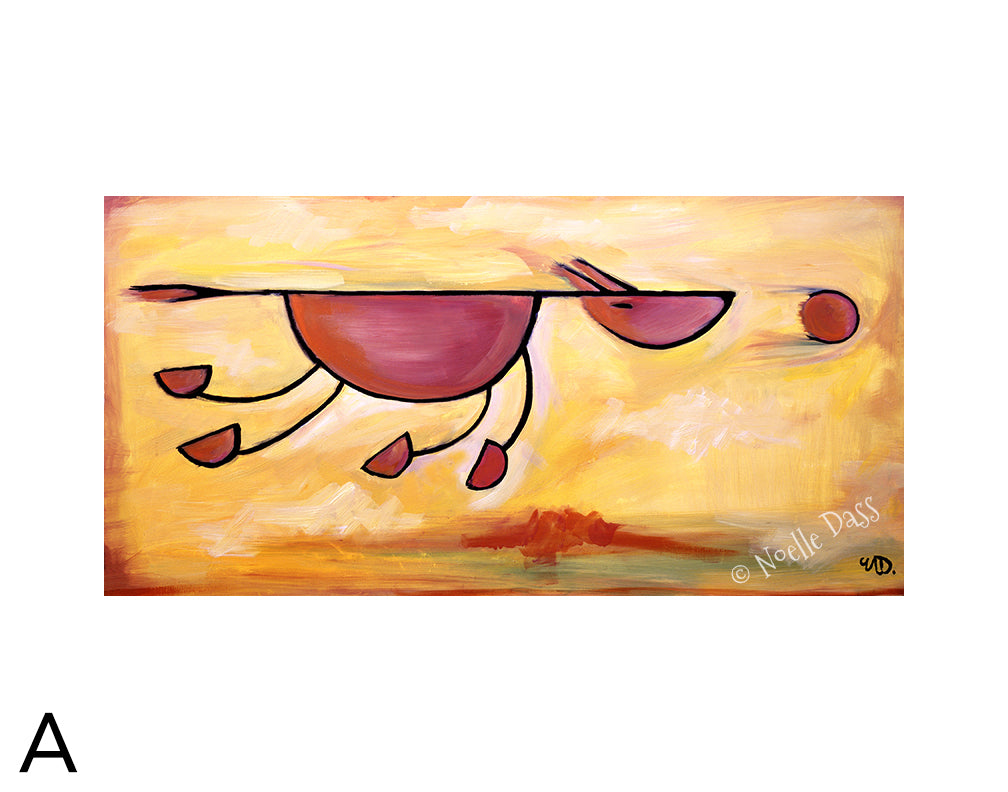 Must...Get...Ball!  Dog Art A. 11x14 in. archival paper with white border - image is 5.5x11.5