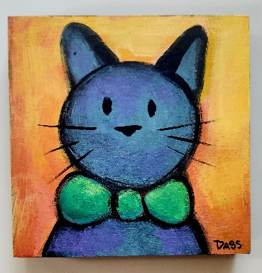 Originals - Fancy Cat 5x5 Canvas