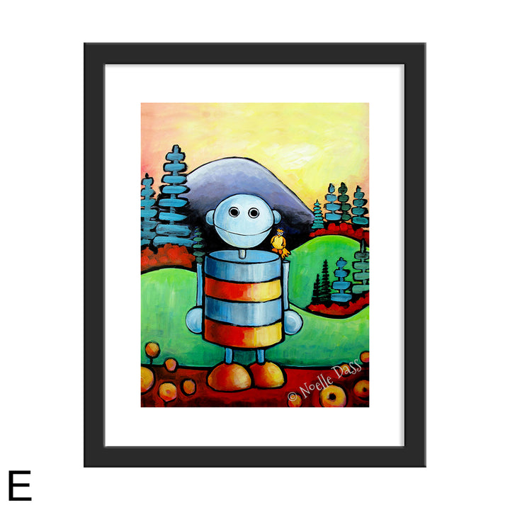 I Will Not Be Assimilated | Robot in Nature C. Archival Paper - Image is 18x24 in.