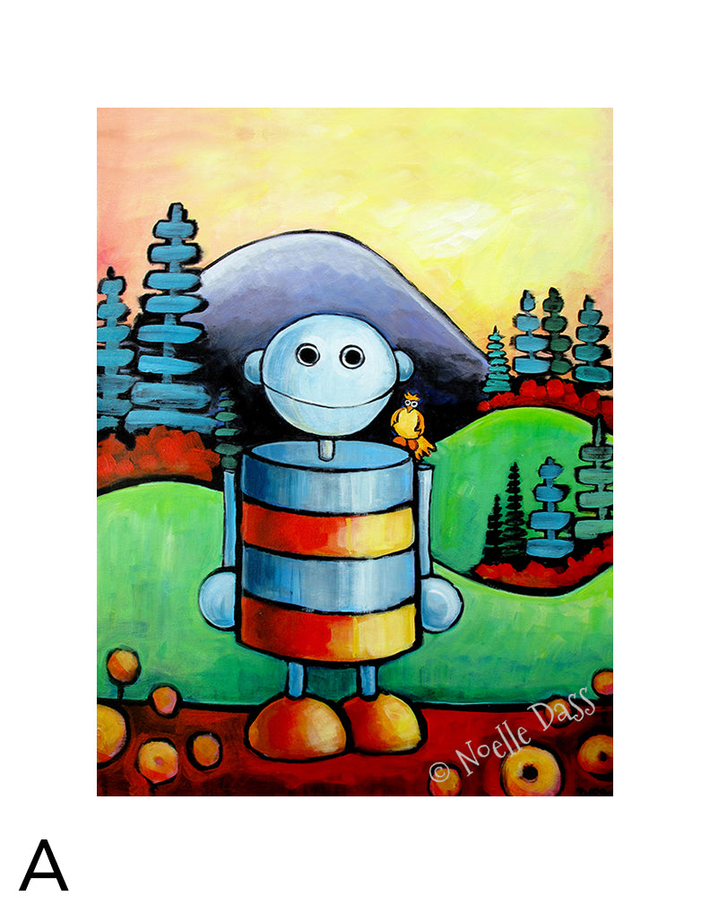 I Will Not Be Assimilated | Robot in Nature A. 11x14 in. archival paper with white border - image is 8x10