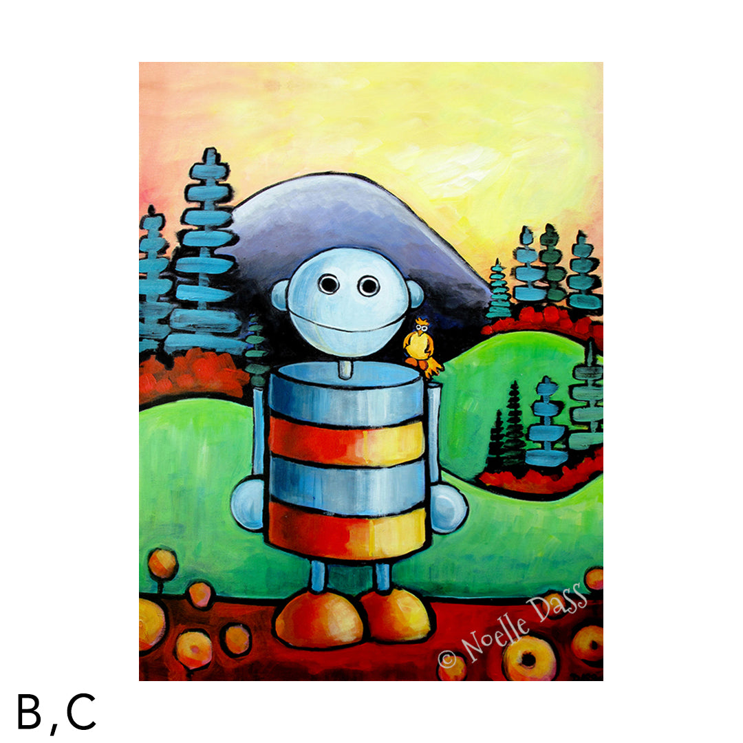 I Will Not Be Assimilated | Robot in Nature C. Archival Paper - Image is 18x24 in.