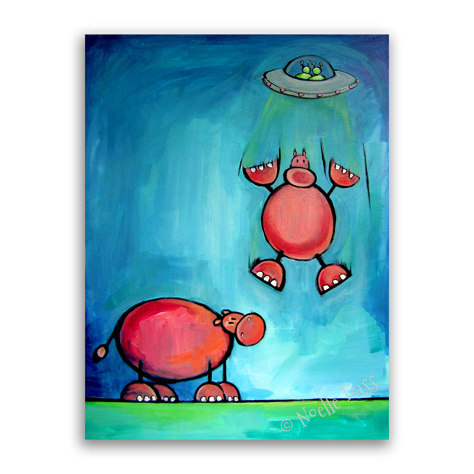 Must...Have...Hippo! Canvas / 11x14 / Unframed