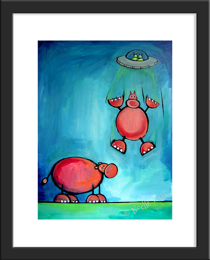 Must...Have...Hippo! Paper / 11x14 with white border/image is 8x10 / Black Frame