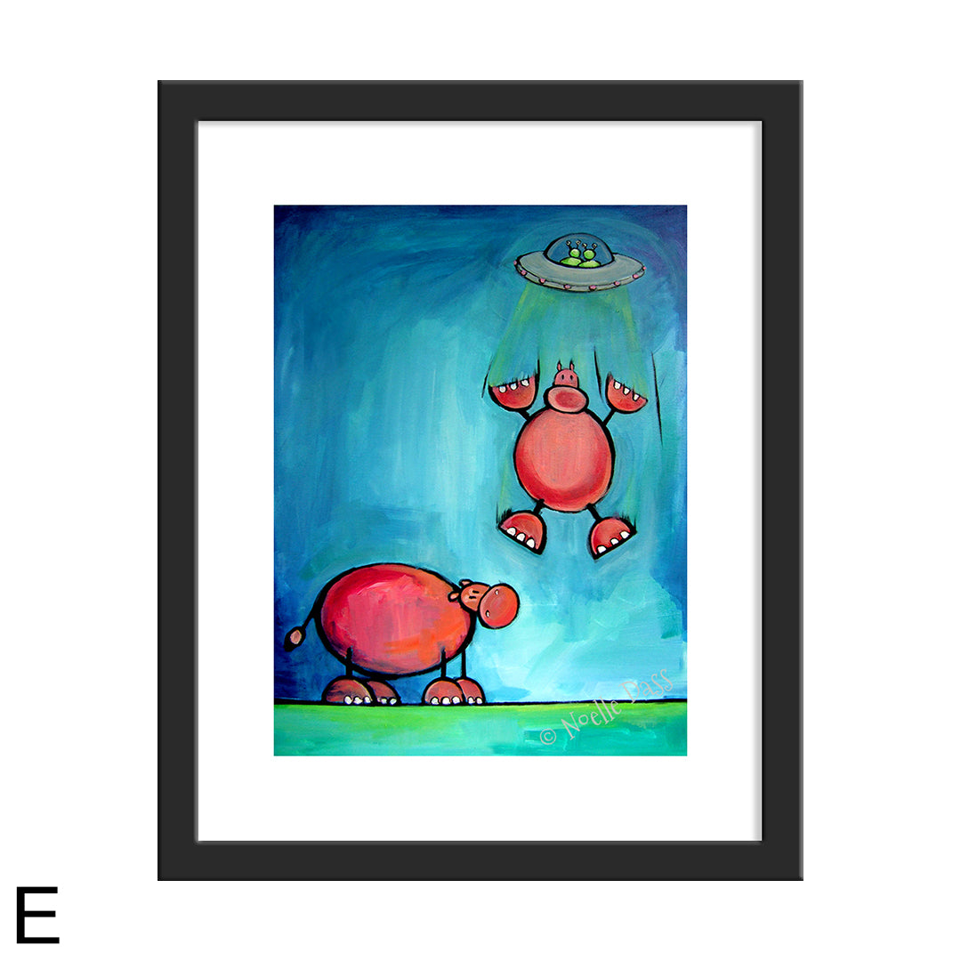 Must...Have...Hippo! E. Framed 11x14 paper with white border