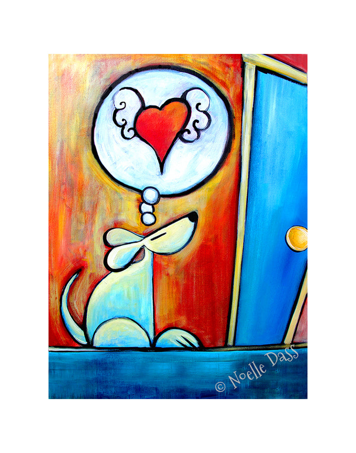 Waiting for you... Dog Art