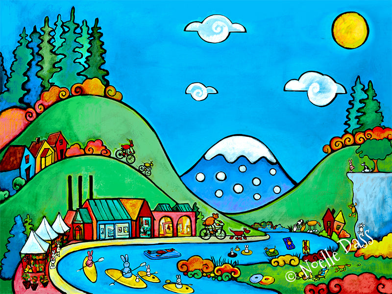 Wonderland art print by Noelle Dass