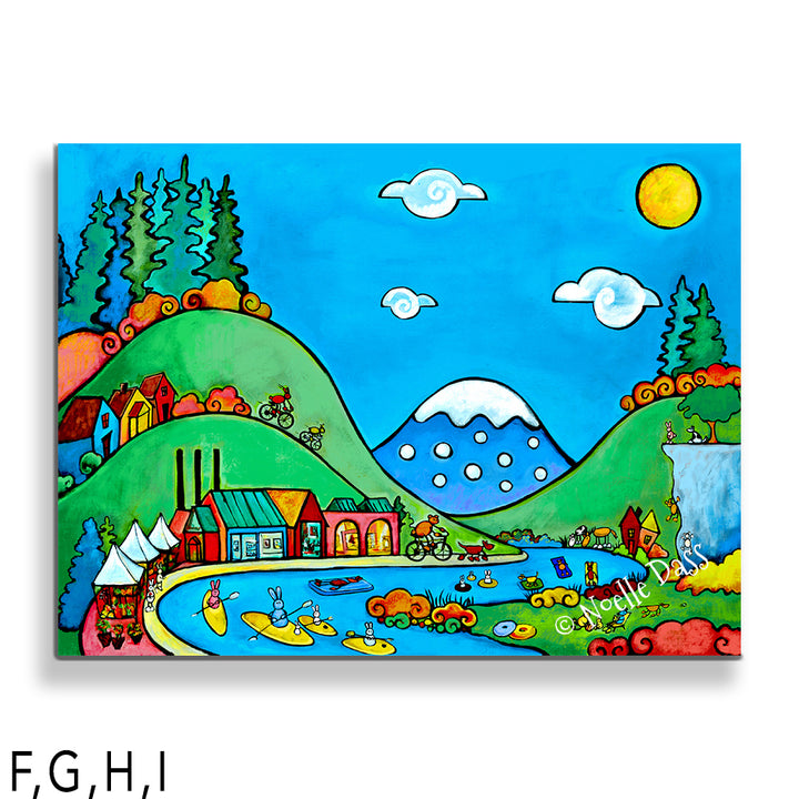 Wonderland I: Canvas 30x40 in.
