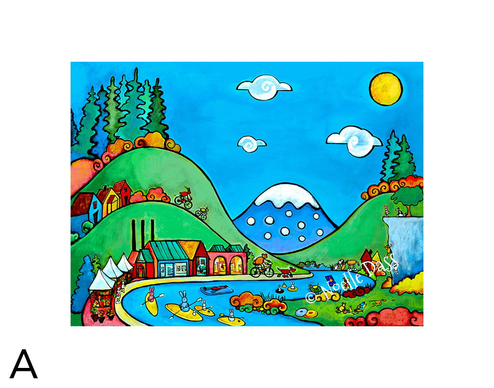 Wonderland A. 11x14 in. archival paper with white border - image is 8x10