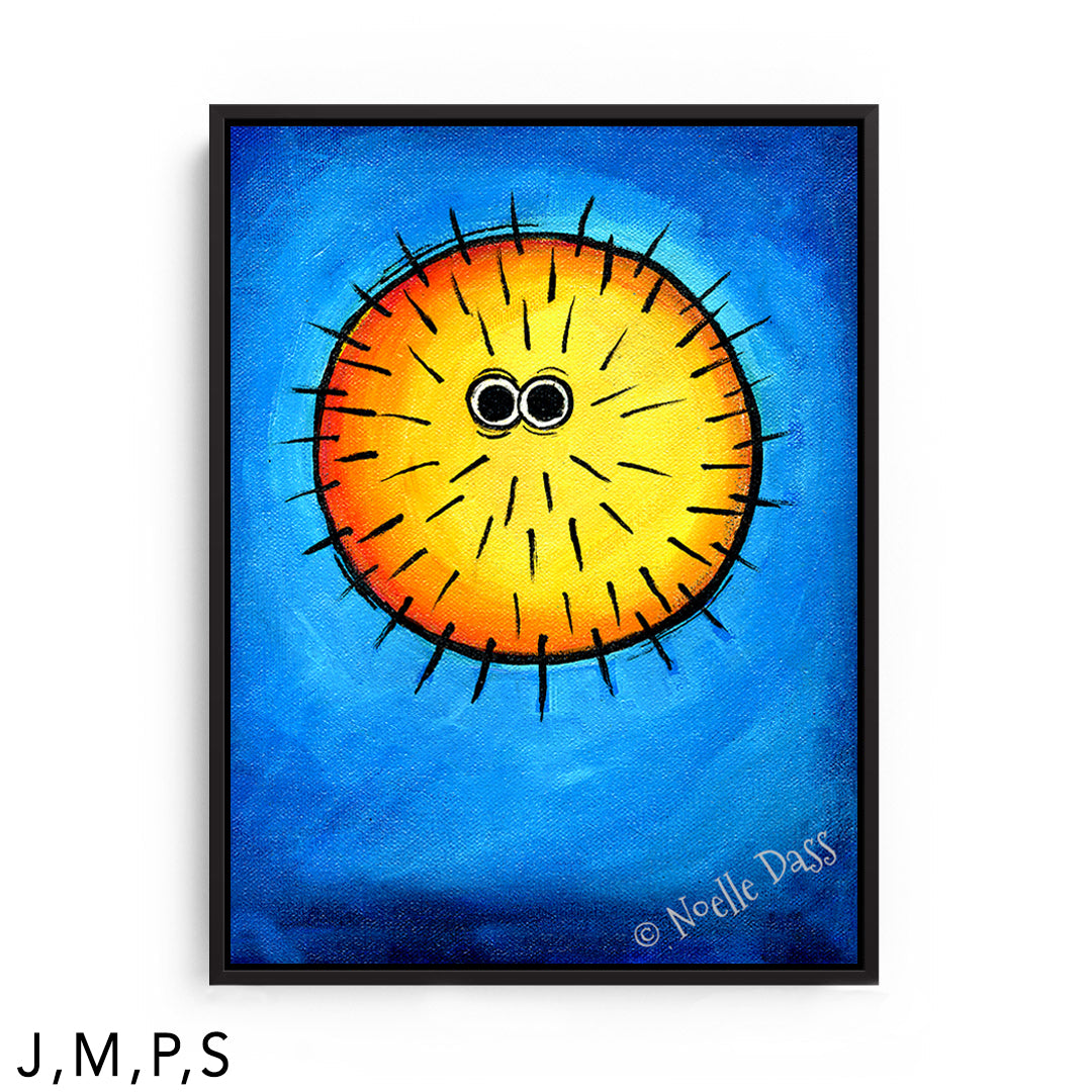 Puffer Blowfish Art @#$%^@#!! B. Archival Paper - Image is 16x20 in.