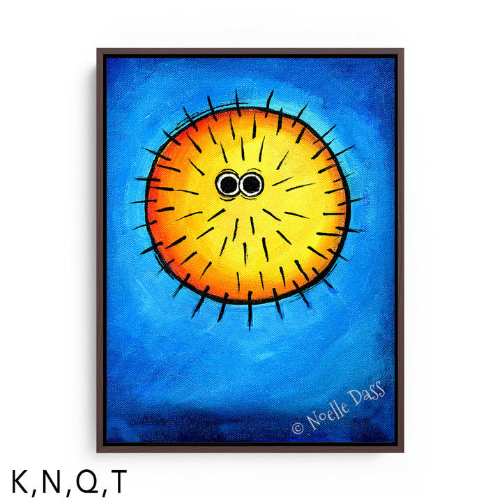 Puffer Blowfish Art @#$%^@#!! B. Archival Paper - Image is 16x20 in.