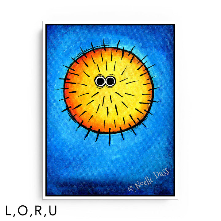 Puffer Blowfish Art @#$%^@#!! B. Archival Paper - Image is 16x20 in.