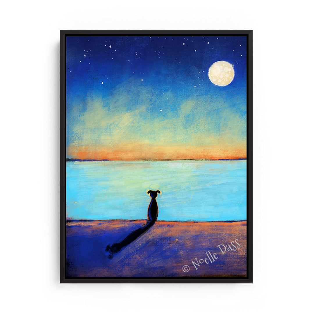 Contemplation Canvas / 11x14 / Black Floating Frame