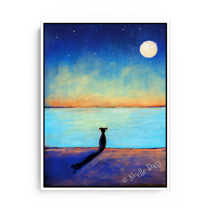 Contemplation Canvas / 11x14 / White Floating Frame
