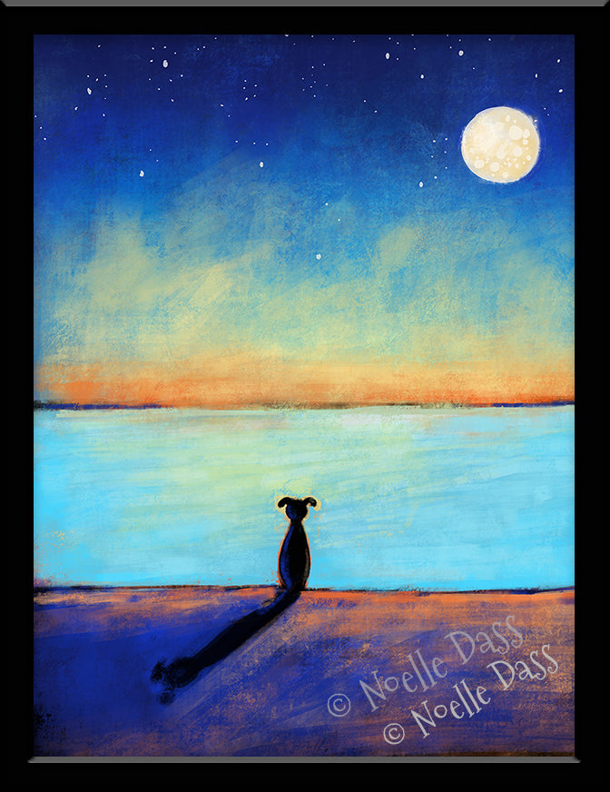 Contemplation Paper / 6x8 / Framed