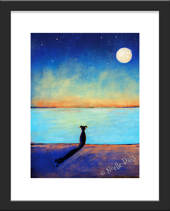 Contemplation Paper / 11x14 with white border/image is 8x10 / Black Frame
