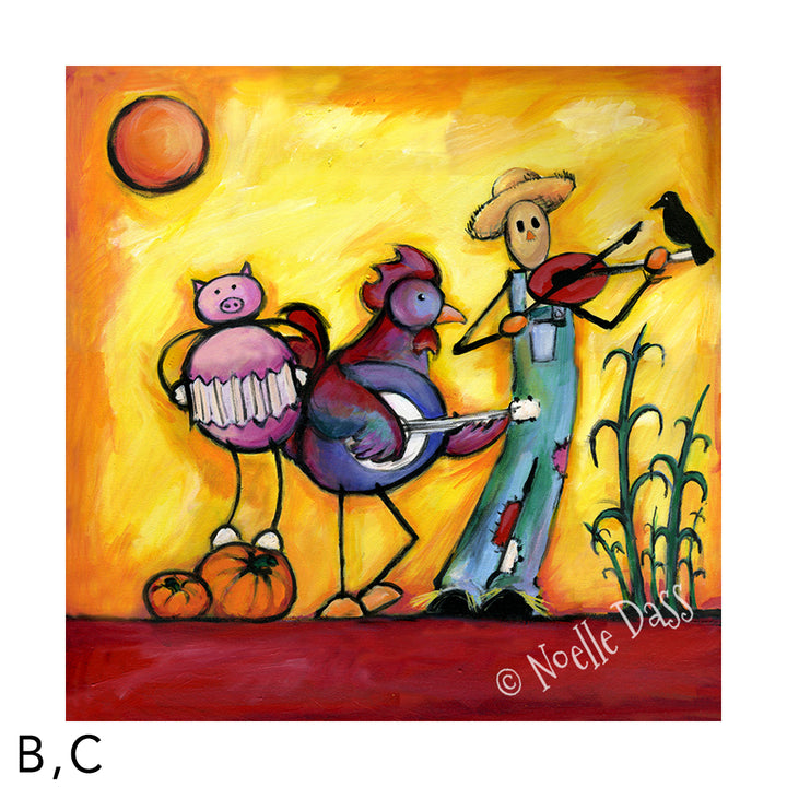 Fall Celebration C. Archival Paper Image is 20x20  in.