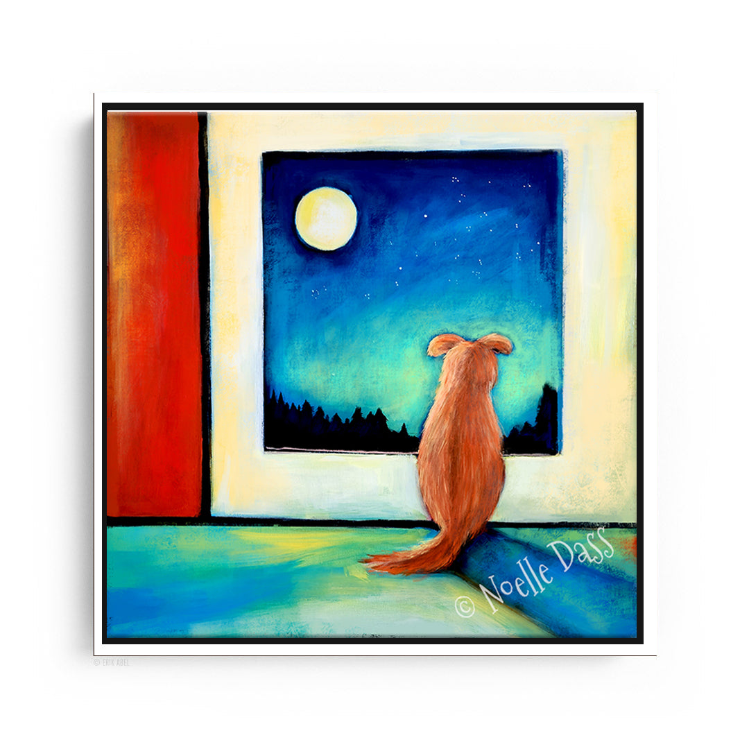 Waiting For You... Canvas / 30x30 / White Floating Frame