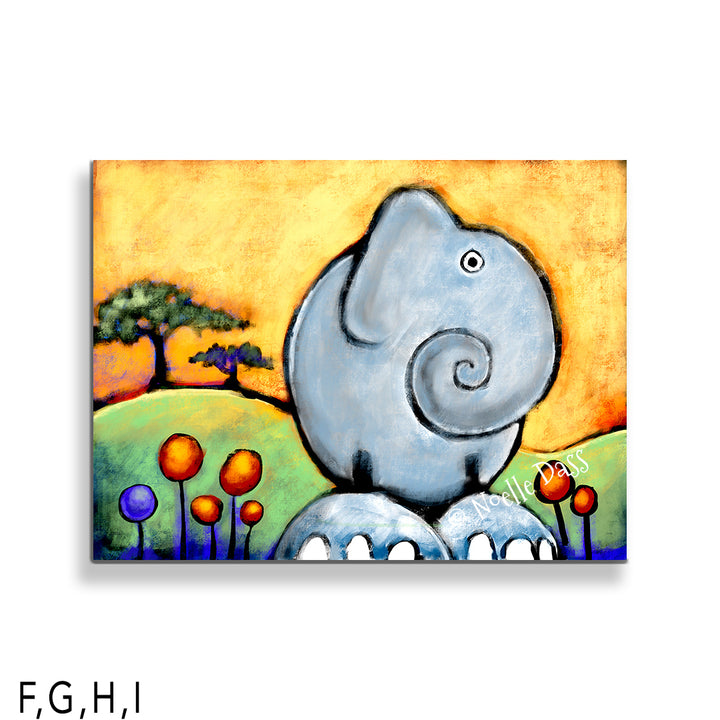 African Elephant I: Canvas 30x40 in.
