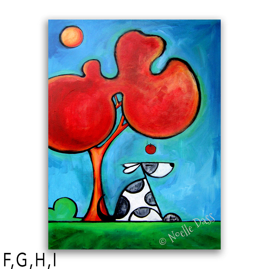 Newton's Dog I: Canvas 30x40 in.