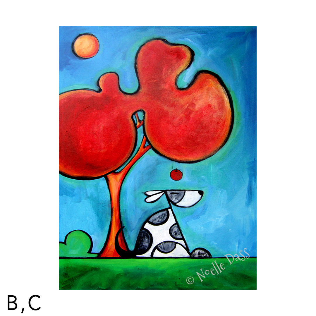 Newton's Dog C. Archival Paper - Image is 18x24 in.