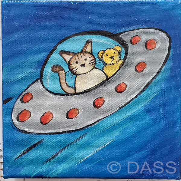 Custom UFO with your Pet - The Great Escape