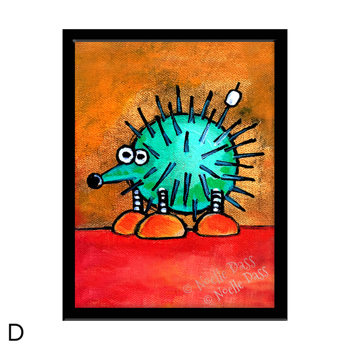 Marshmallow? What Marshmallow? D. Framed 6x8 in. paper